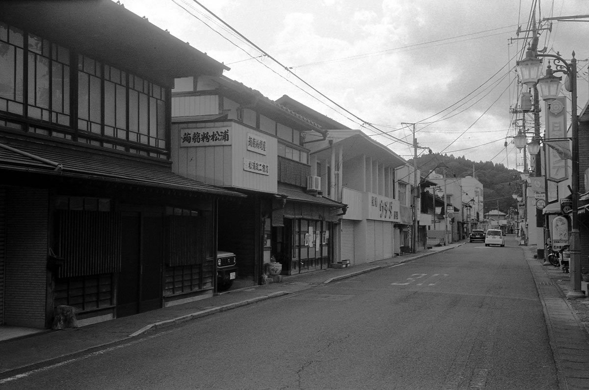 大子町の町並みが素敵だ｜Rollei 35S + MARIX 400