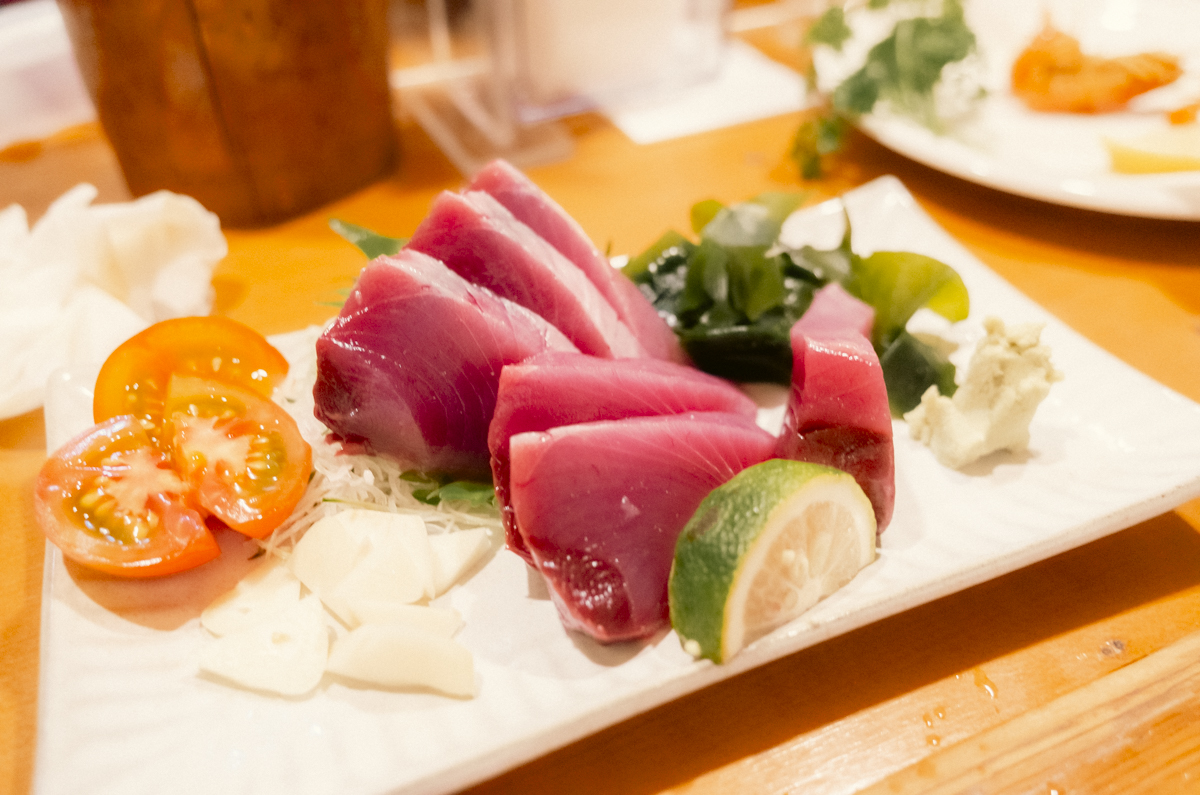 あまりに美味しかったのでカツオの刺身をお代わり